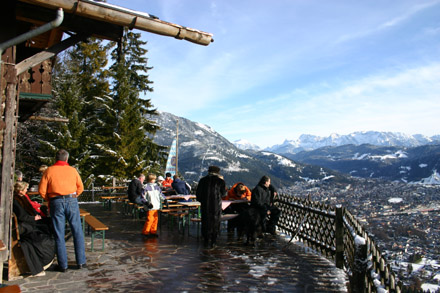 Die Sonnenterasse von St. Martin am Grasberg.